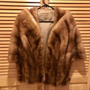 Vintage Mink Shawl